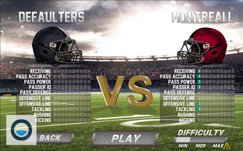 game american football - Đối tượng người chơi phù hợp