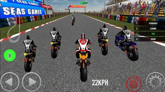 game bike - Cấu trúc màn chơi
