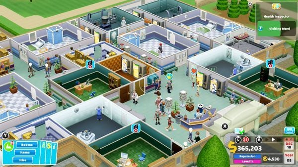 game hospital - Mục tiêu và tiến trình