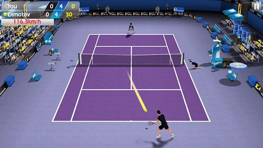 game tennis - Multiplayer và sự kiện thời gian thực